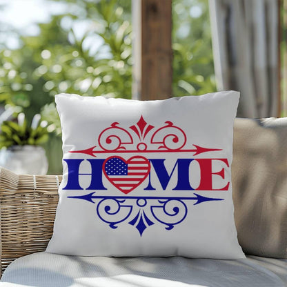 Patriotic Home Comfy Indoor-Outdoor Pillow