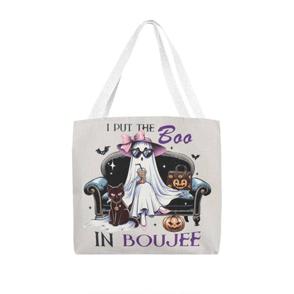 Halloween Tote Bag - I Put the Boo in the Boujee