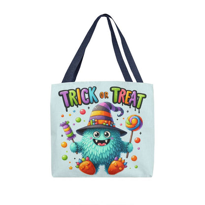 Trick or Treat Candy Monster Halloween Tote Bag