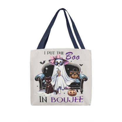 Halloween Tote Bag - I Put the Boo in the Boujee