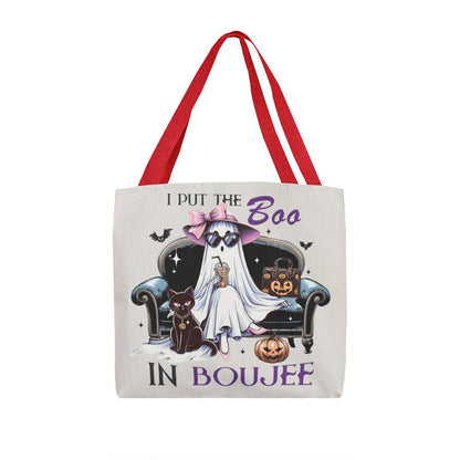 Halloween Tote Bag - I Put the Boo in the Boujee