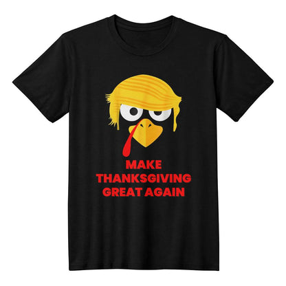 Funny Trump Turkey - Make Thanksgiving Great Again -Bella Jersey Tee Shirt