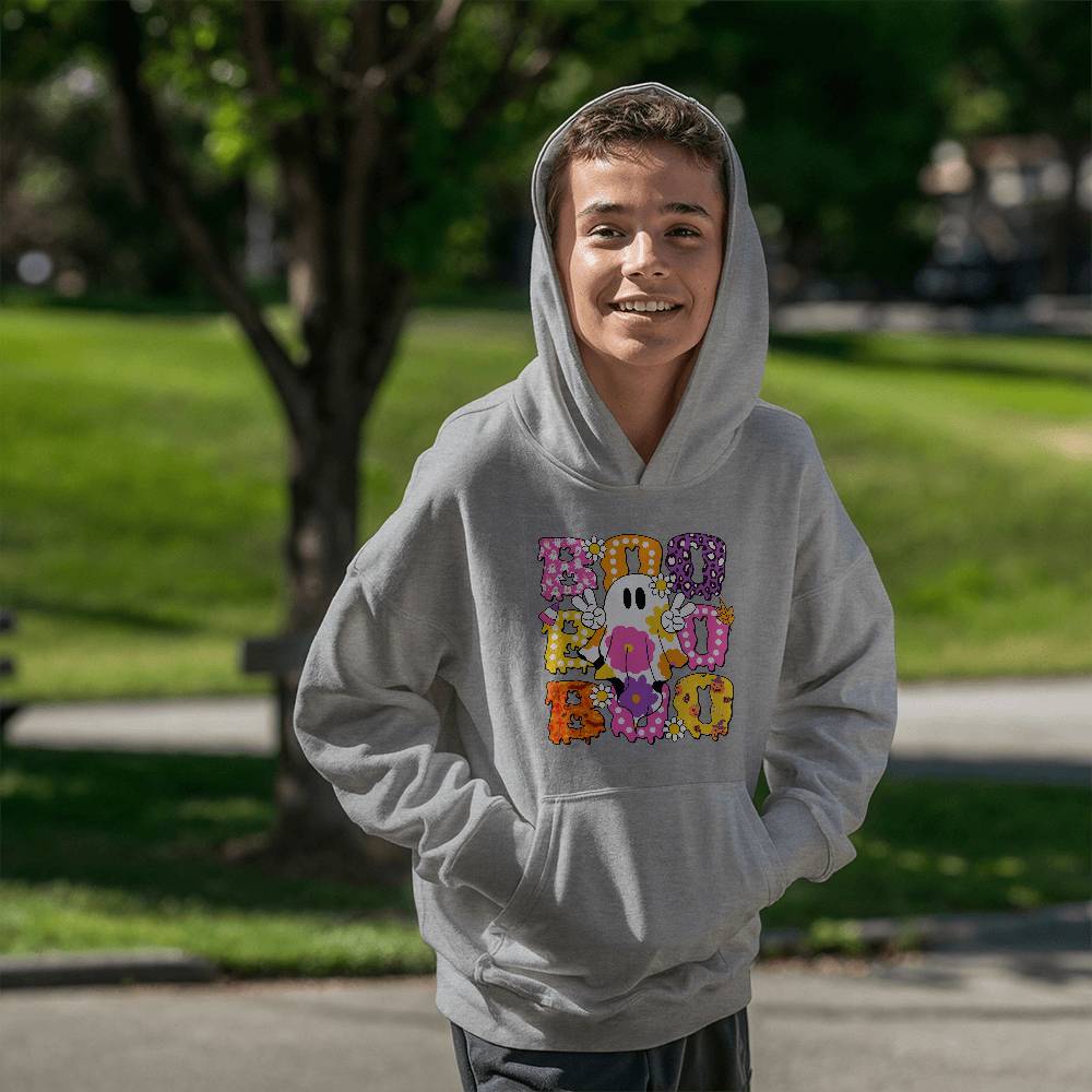 Halloween Trick or Treat Youth Pullover Hoodie