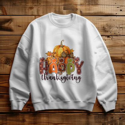 Happy Thanksgiving Festive Holiday Sweatshirt