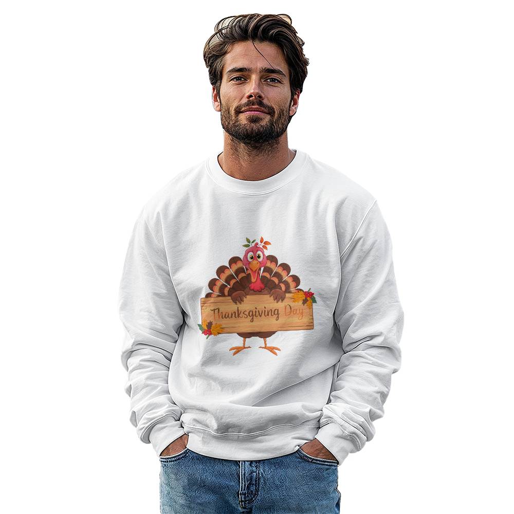 Thanksgiving Day Holiday Turkey Sweatshirt