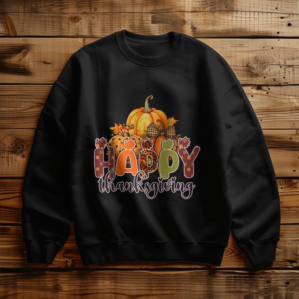 Happy Thanksgiving Festive Holiday Sweatshirt