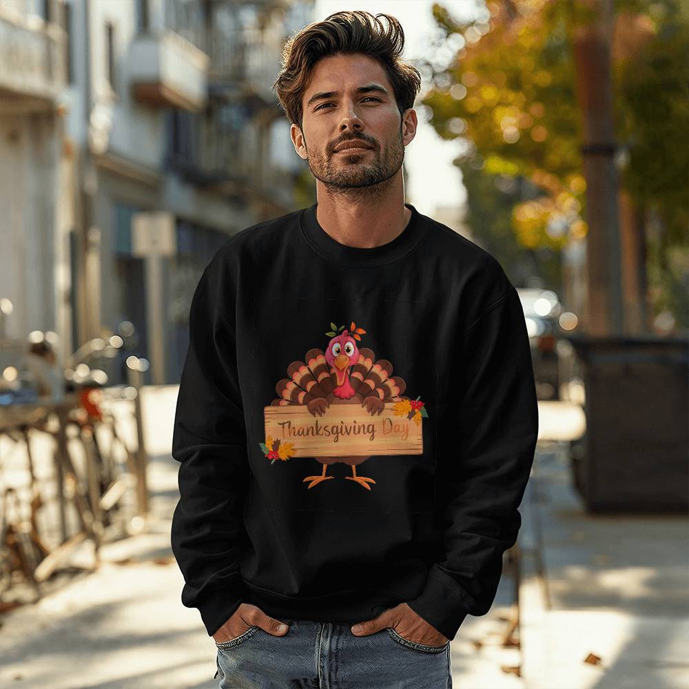 Thanksgiving Day Holiday Turkey Sweatshirt