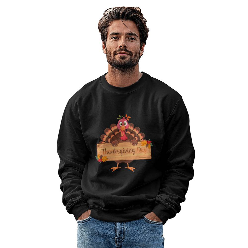 Thanksgiving Day Holiday Turkey Sweatshirt