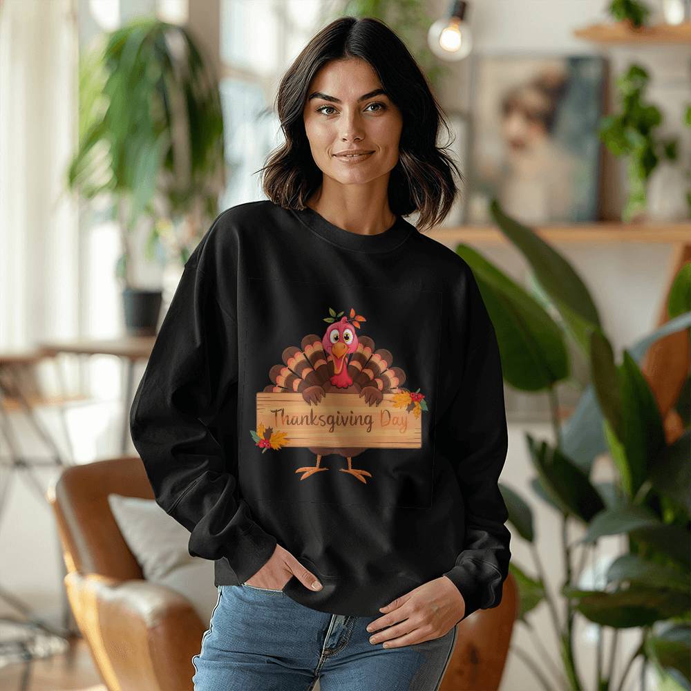 Thanksgiving Day Holiday Turkey Sweatshirt