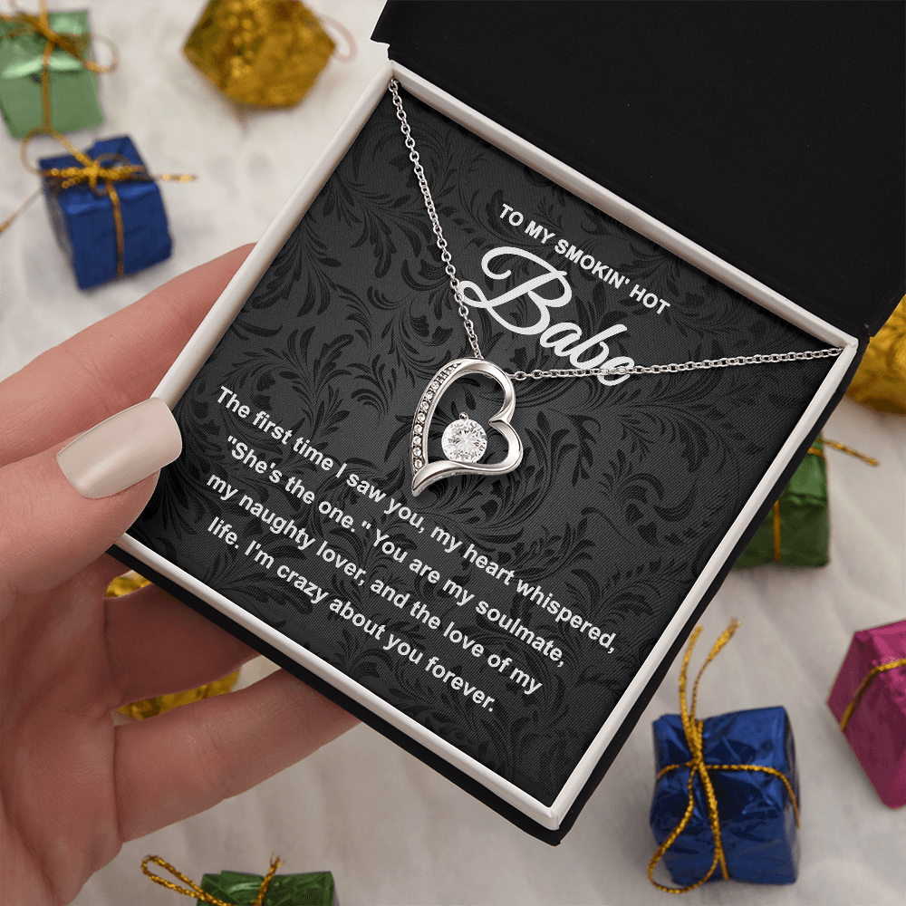 Soulmate Gift - My Naughty Lover and Love of My Life - Forever Love Pendant Necklace