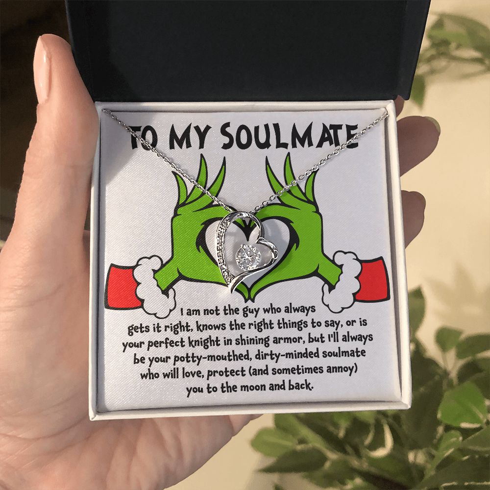 Soulmate Gift - I Am Not the Perfect Knight - Forever Love Pendant Necklace