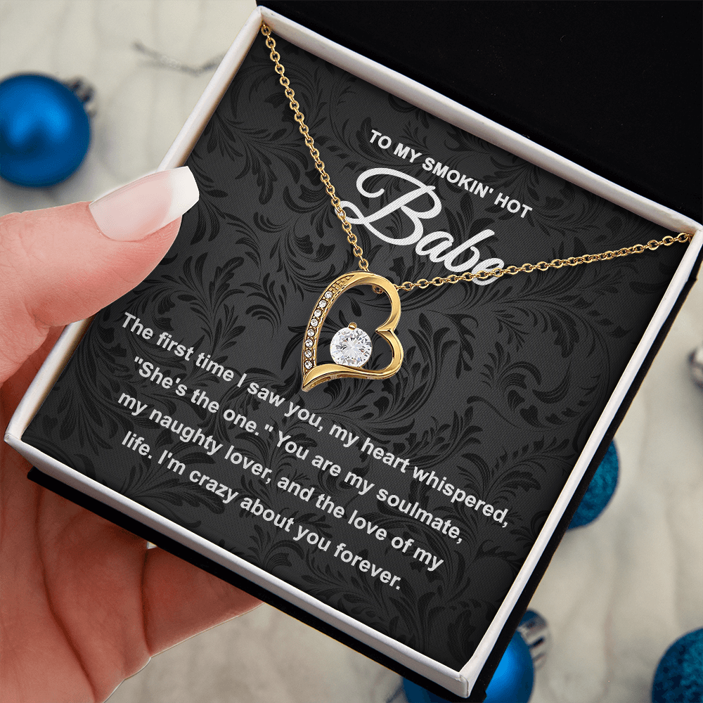 Soulmate Gift - My Naughty Lover and Love of My Life - Forever Love Pendant Necklace