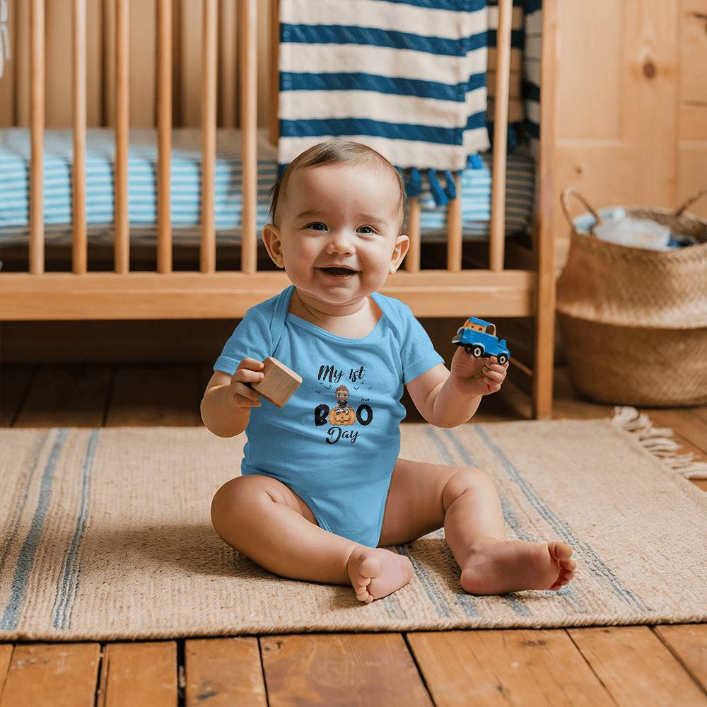 Halloween Baby Bodysuit - My First Boo Day Personalized Boy or Girl Gerber Onesie