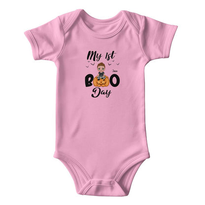 Halloween Baby Bodysuit - My First Boo Day Personalized Boy or Girl Gerber Onesie