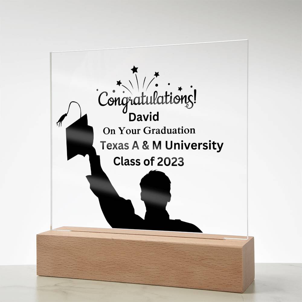 Custom Graduation Acrylic Plaque