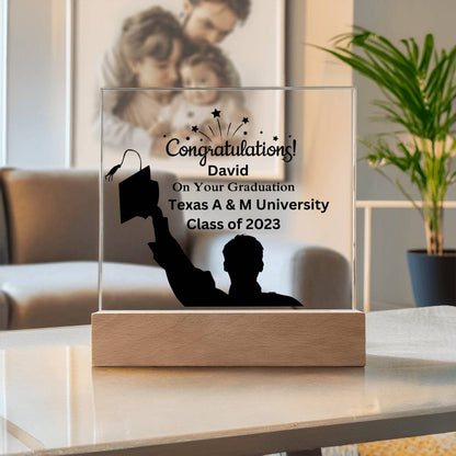 Custom Graduation Acrylic Plaque