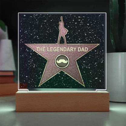 Dad Gift - The Legendary Superhero Acrylic Plaque