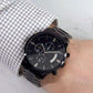 To My Amazing Dad You Carry The World Black Chronograph Watch