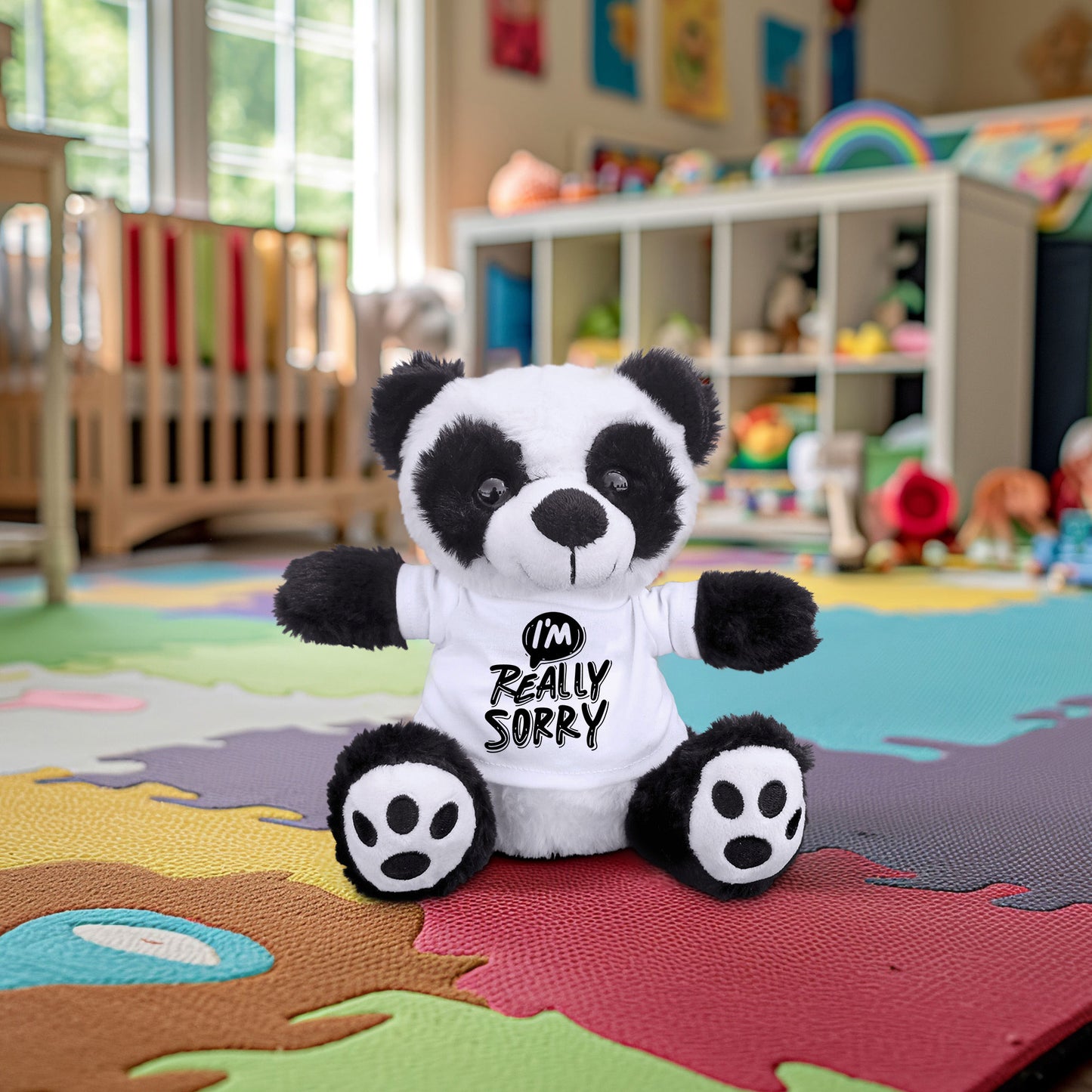 Apology Gift - I Am Really Sorry - Plush Lamb, Panda, or Teddy Bear with Tee Shirt