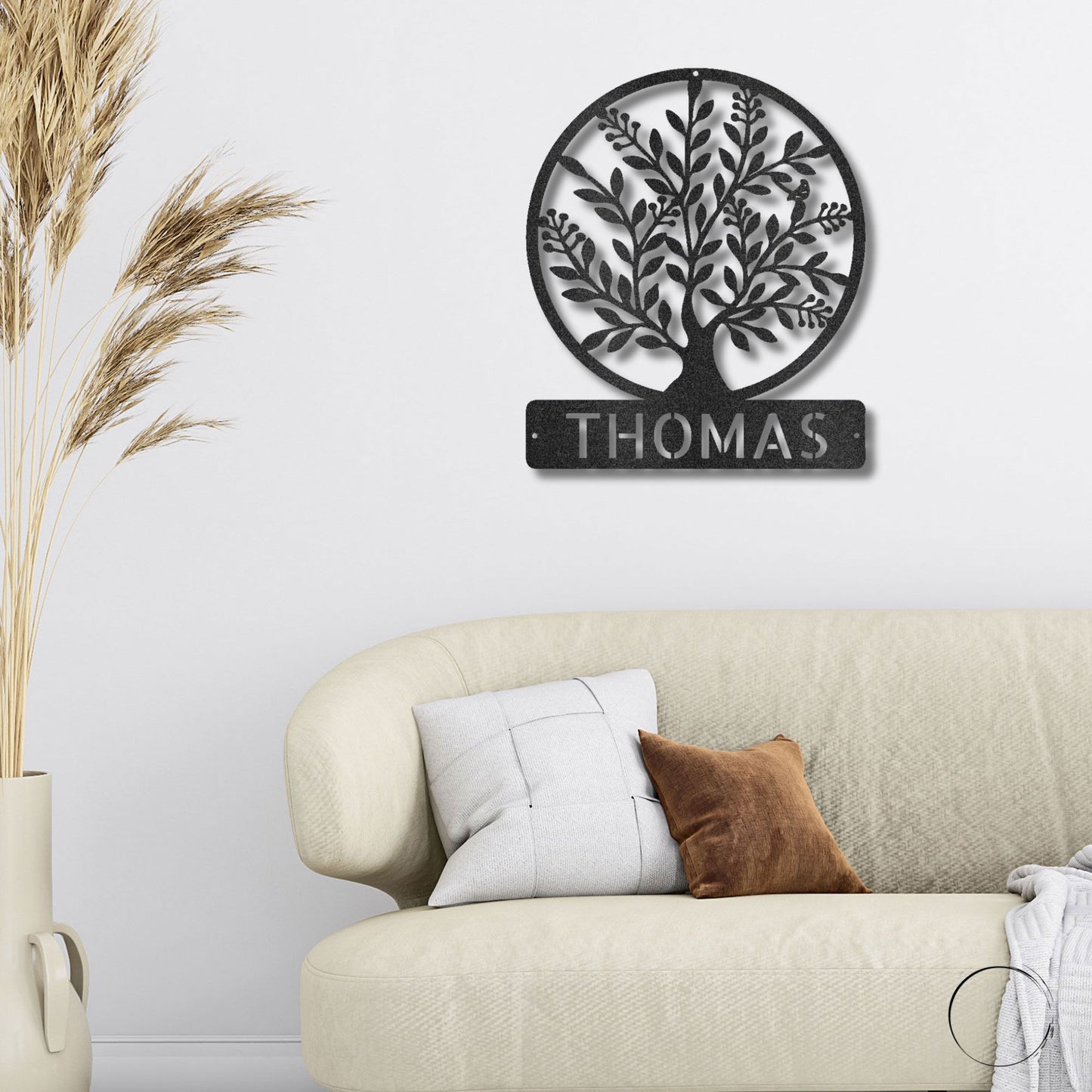 Personalized Tree of Life Metal Wall Sign: Celebrate Your Roots