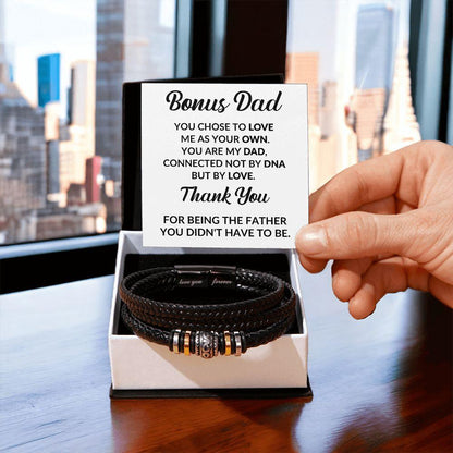 Bonus Dad Thank You For Being the Father You Didn't Have To Be - Mallard Moon Gift Shop