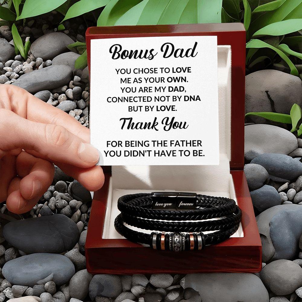 Bonus Dad Thank You For Being the Father You Didn't Have To Be - Mallard Moon Gift Shop