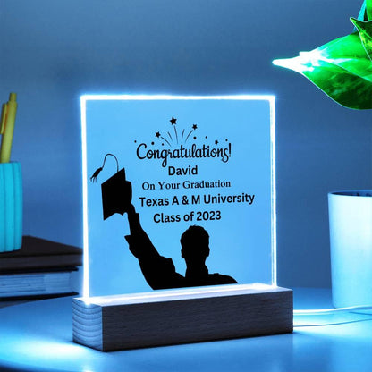 Custom Graduation Acrylic Plaque - Mallard Moon Gift Shop