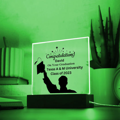 Custom Graduation Acrylic Plaque - Mallard Moon Gift Shop