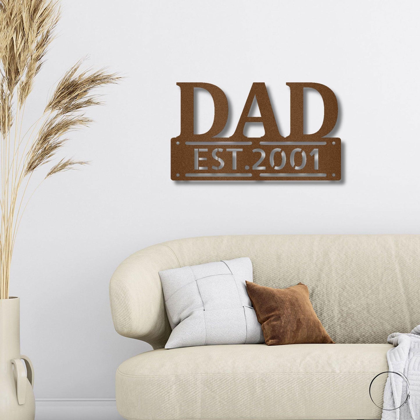 Dad's Day, Every Day: Personalized Steel Wall Art for Father's Day, Birthdays, and Beyond - Mallard Moon Gift Shop