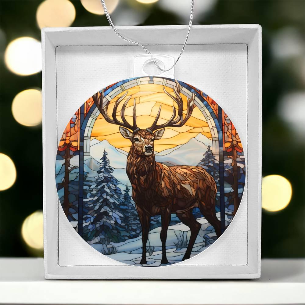 Deer Acrylic Keepsake Ornament - Mallard Moon Gift Shop