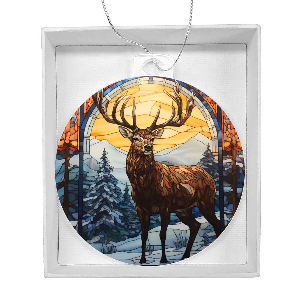 Deer Acrylic Keepsake Ornament - Mallard Moon Gift Shop