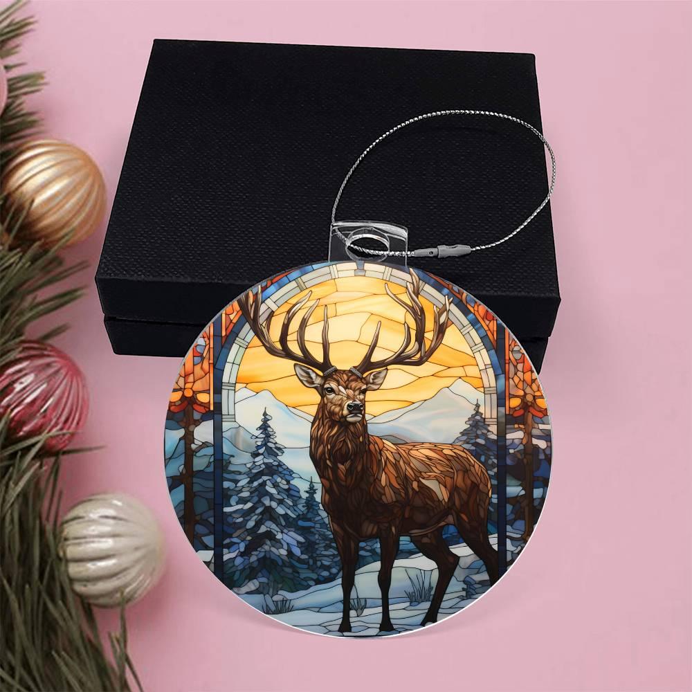 Deer Acrylic Keepsake Ornament - Mallard Moon Gift Shop