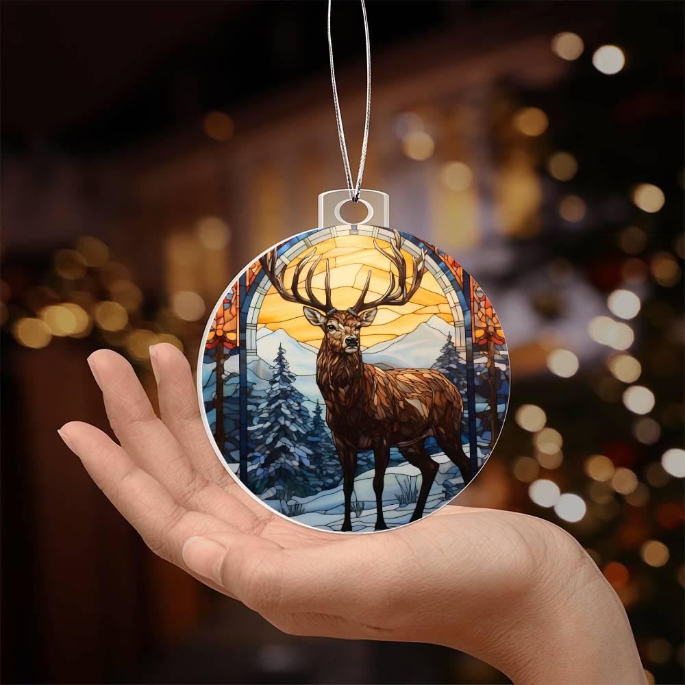 Deer Acrylic Keepsake Ornament - Mallard Moon Gift Shop