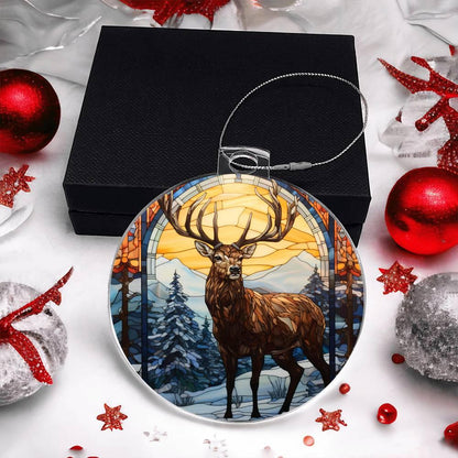 Deer Acrylic Keepsake Ornament - Mallard Moon Gift Shop