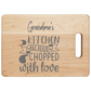 Custom Kitchen Cutting Board All Food Chopped With Love