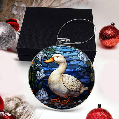 Duck Acrylic Keepsake Ornament - Mallard Moon Gift Shop