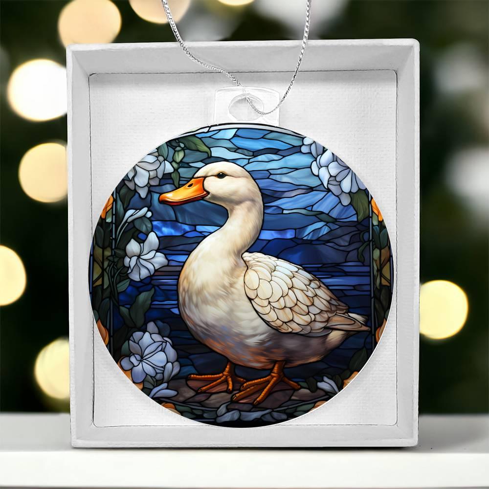 Duck Acrylic Keepsake Ornament - Mallard Moon Gift Shop