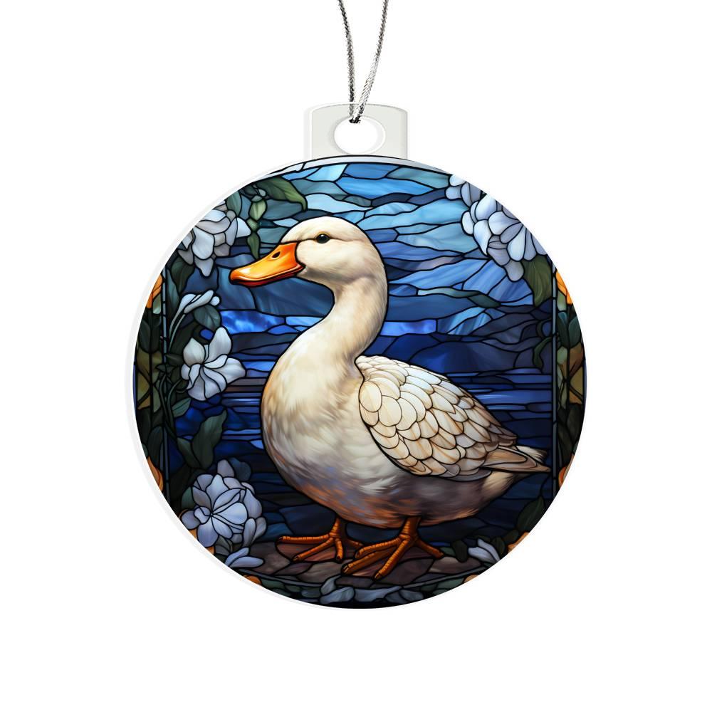 Duck Acrylic Keepsake Ornament - Mallard Moon Gift Shop