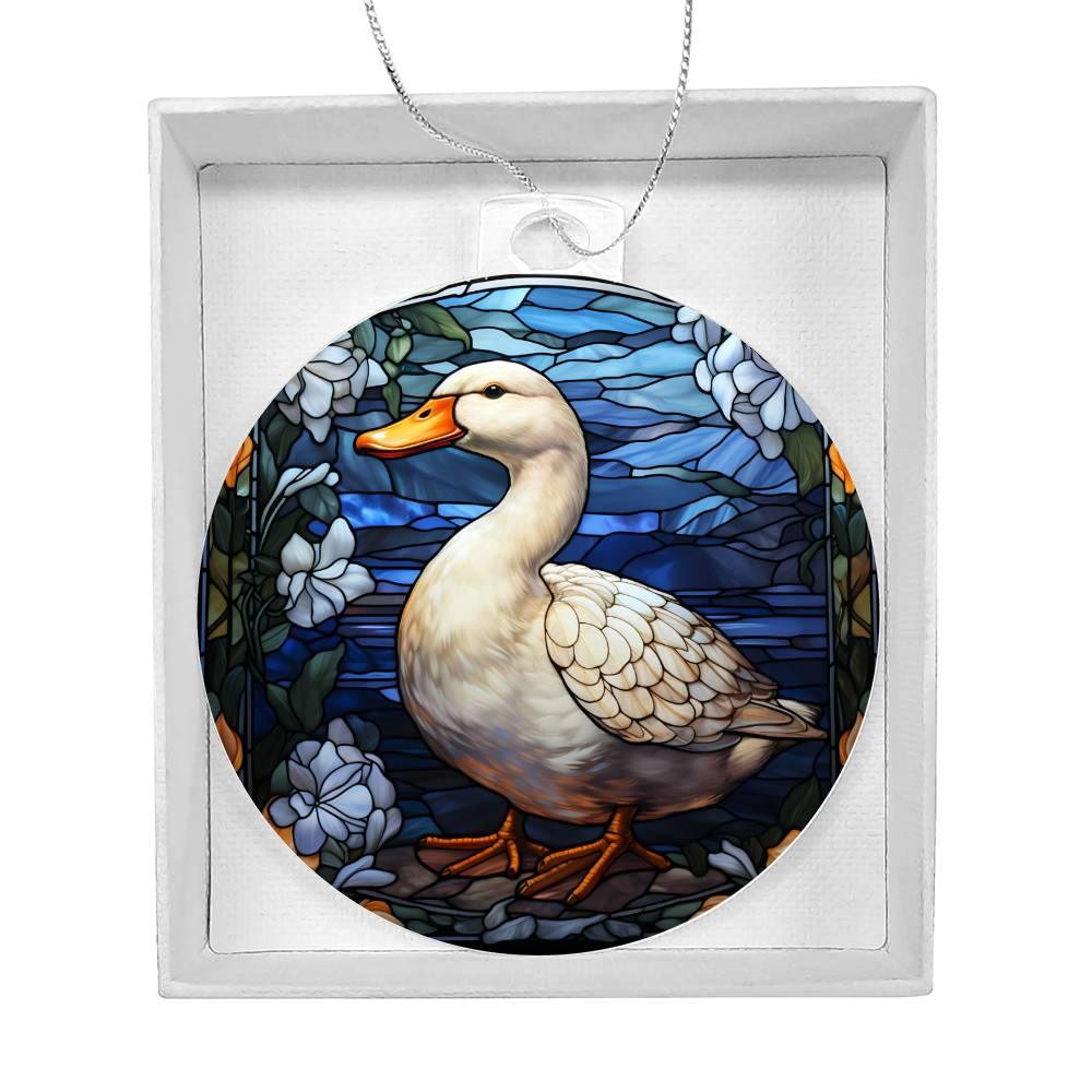 Duck Acrylic Keepsake Ornament - Mallard Moon Gift Shop