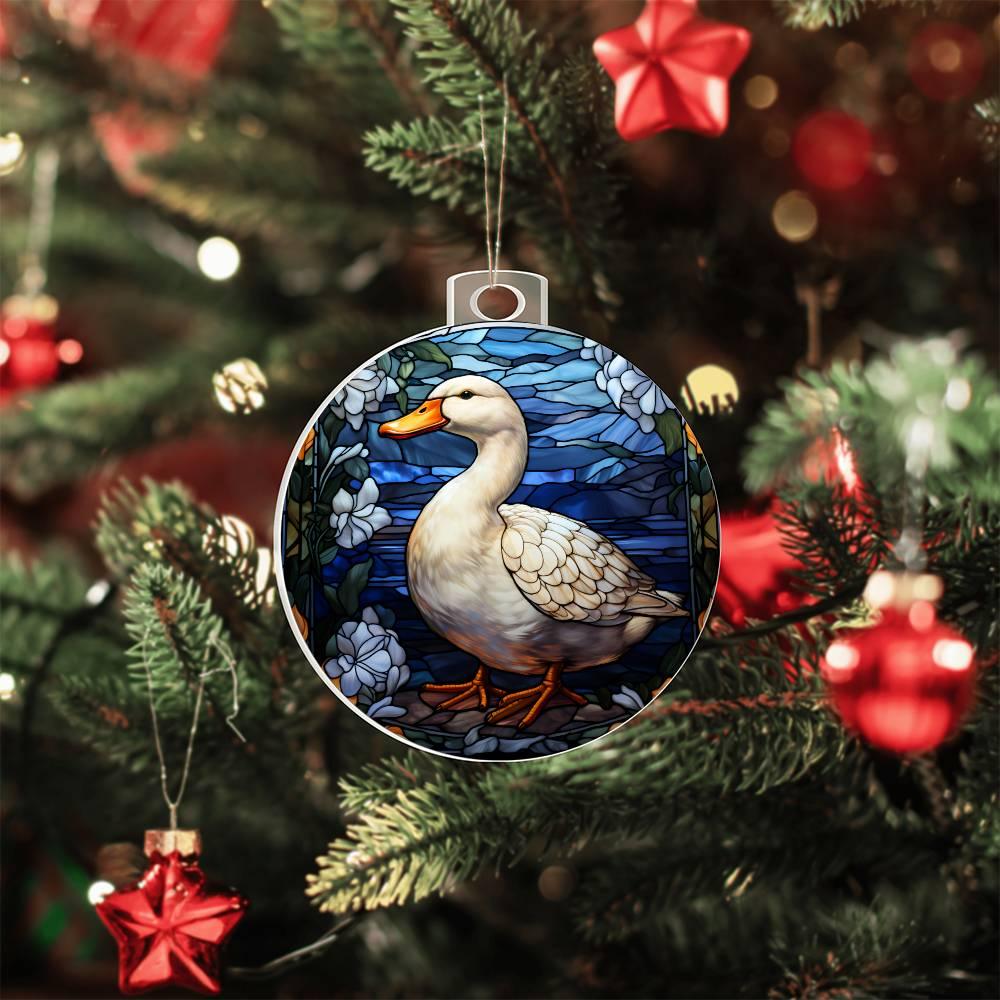 Duck Acrylic Keepsake Ornament - Mallard Moon Gift Shop