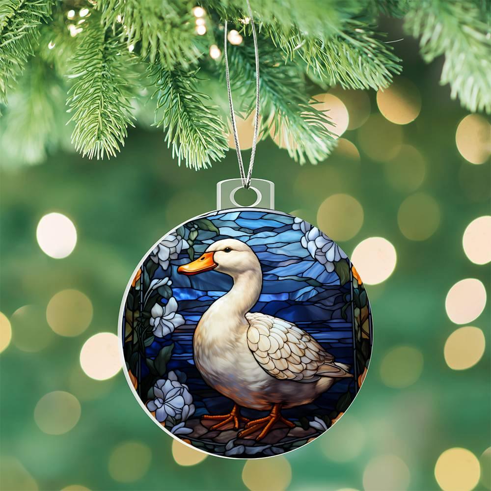 Duck Acrylic Keepsake Ornament - Mallard Moon Gift Shop