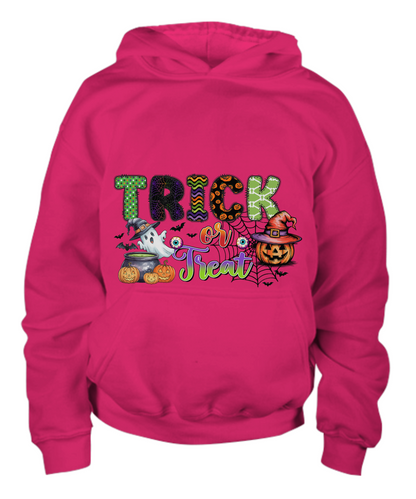 Halloween Trick or Treat Witchy Brew Youth Pullover Hoodie