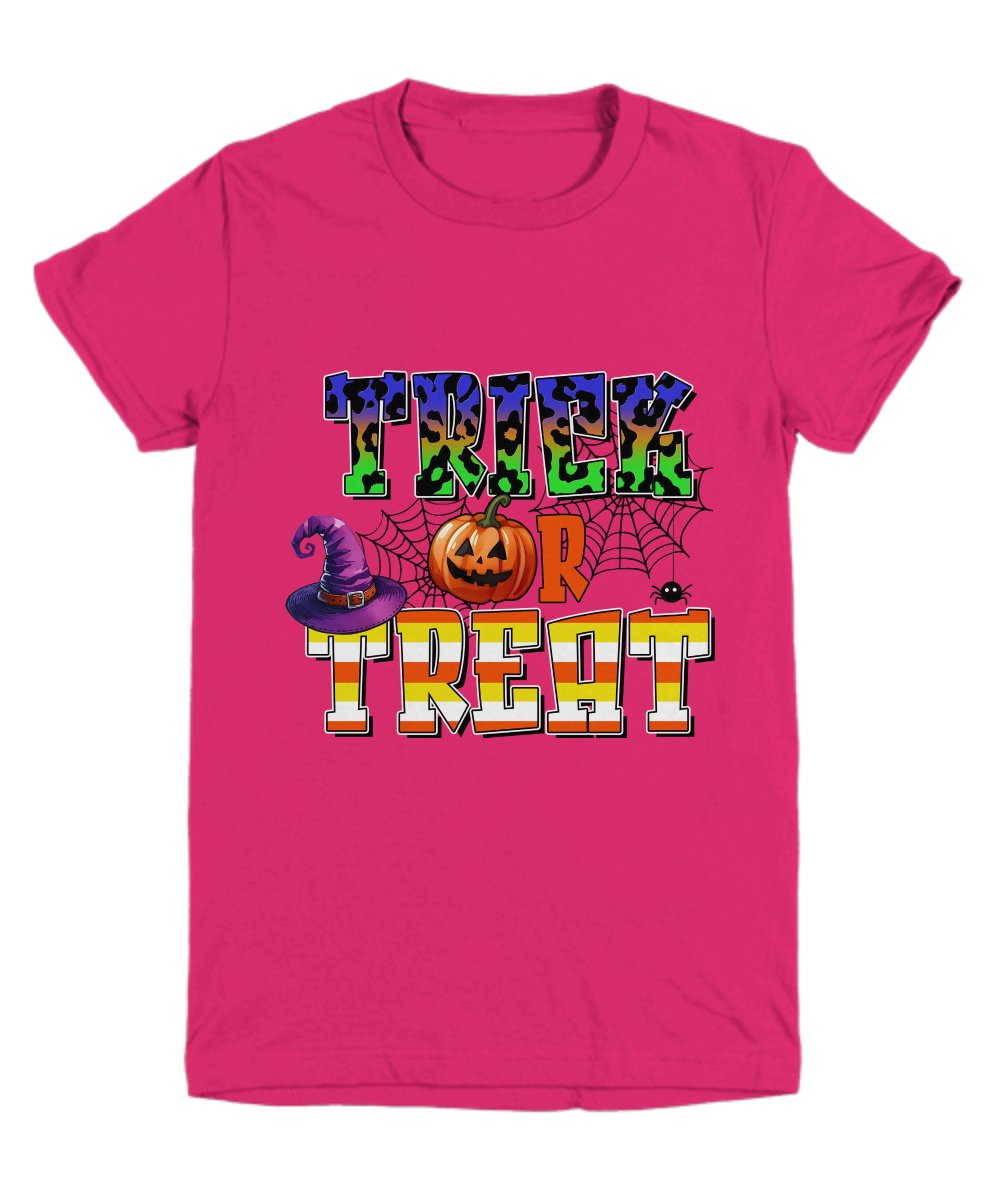 Halloween Trick or Treat Spooky Kid Tee Shirt