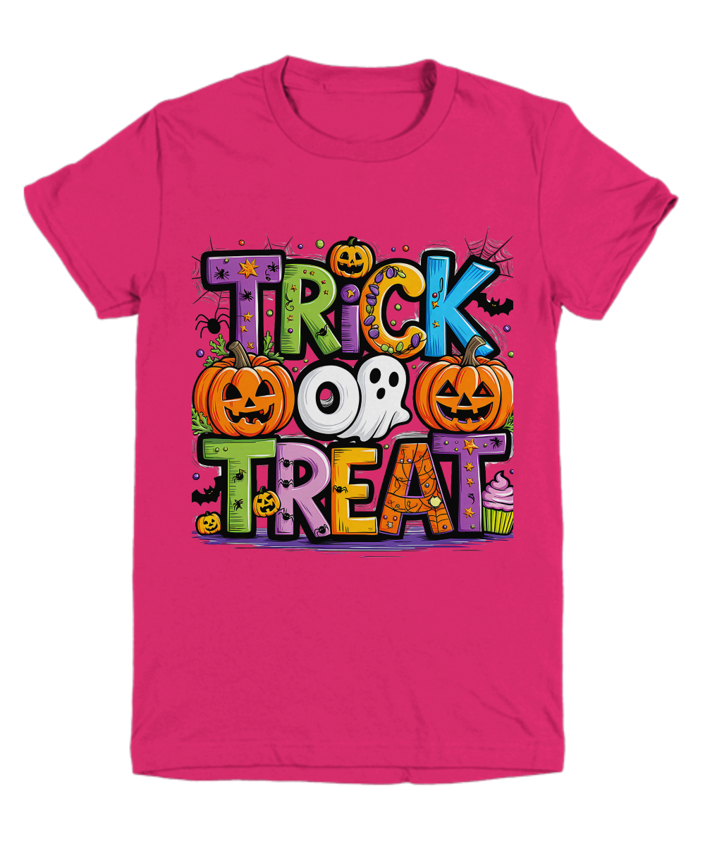 Halloween Trick or Treat Youth Tee Shirt