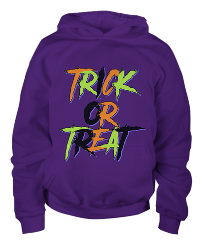 Trick or Treat Halloween  Kid's Pullover Hoodie