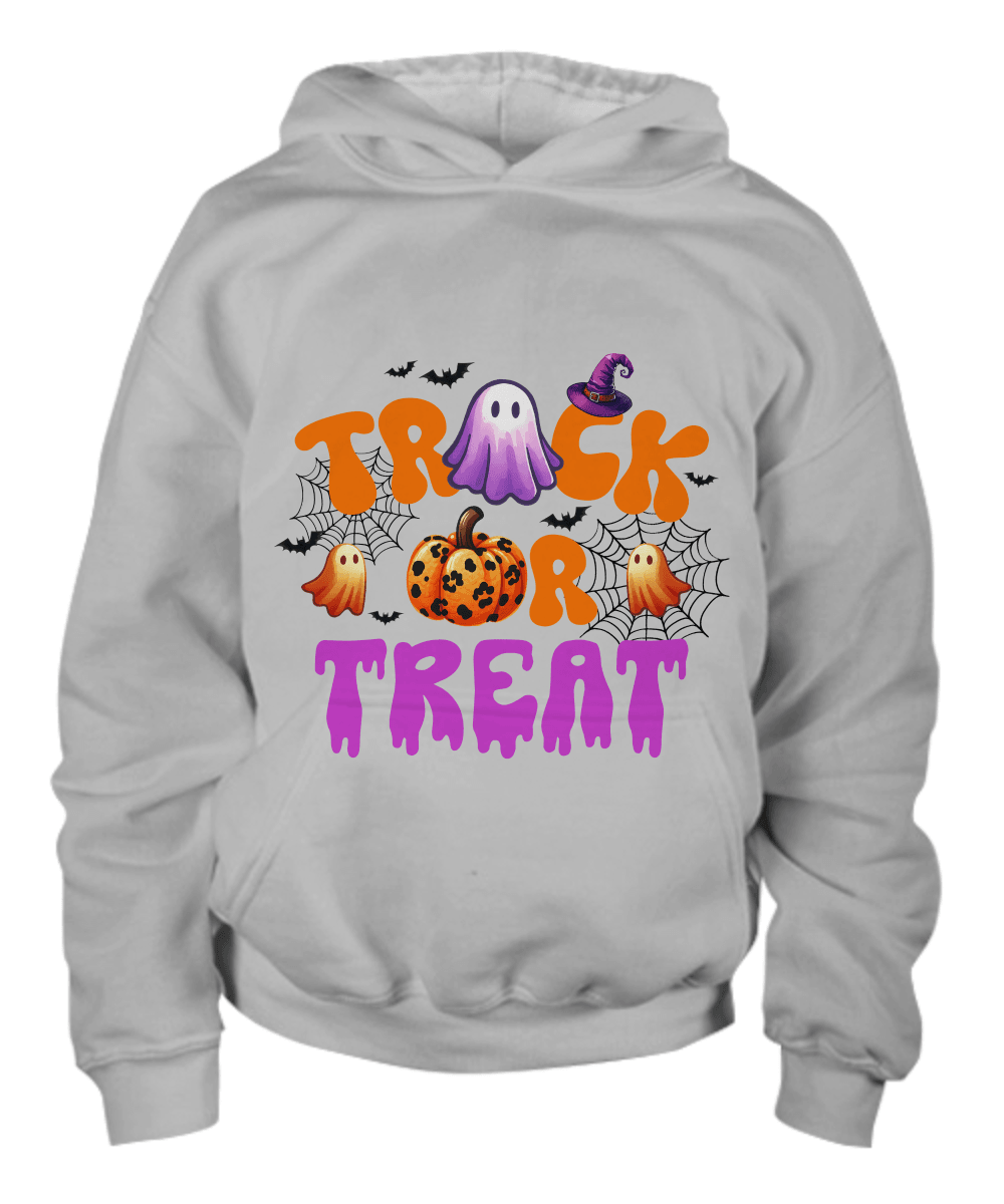 Halloween Spooky Trick or Treat Youth Pullover Hoodie