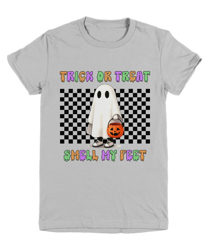 Halloween Trick or Treat Smell My Feet Youth Tee Shirt