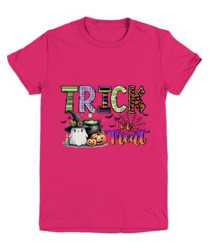 Halloween Trick or Treat Ghost Youth Tee Shirt