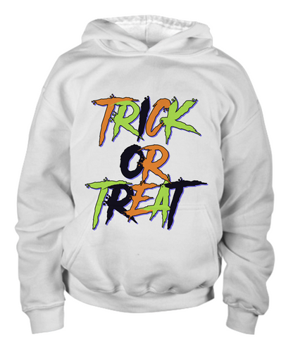 Trick or Treat Halloween  Kid's Pullover Hoodie