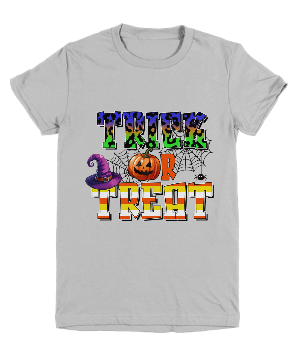 Halloween Trick or Treat Spooky Kid Tee Shirt